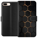 Lommeboketui til Apple iPhone 7 Plus med Luksuriøst Mønster motiv Lommeboketui til Apple iPhone 7 Plus med Luksuriøst Mønster motiv