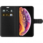 Lommeboketui til Apple iPhone XS Max med Rosa Hjerte motiv