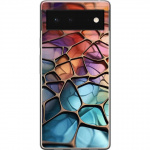 Mobildeksel til Google Pixel 6 med Metalliskt mønster motiv