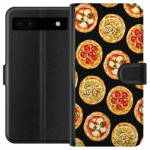 Lommeboketui til Google Pixel 6a med Pizza motiv
