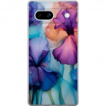 Mobildeksel til Google Pixel 7a med Magiske blomster motiv