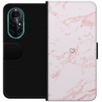 Lommeboketui til Huawei nova 8 Pro med Rosa Hjerte motiv