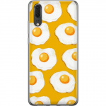 Mobildeksel til Huawei P20 med Stekt egg motiv Mobildeksel til Huawei P20 med Stekt egg motiv
