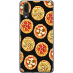 Mobildeksel til Huawei P20 med Pizza motiv