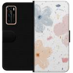 Lommeboketui til Huawei P40 med Blomster motiv