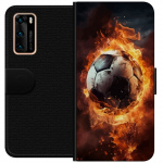 Lommeboketui til Huawei P40 med Fotball motiv