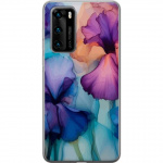 Mobildeksel til Huawei P40 med Magiske blomster motiv