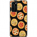 Mobildeksel til Huawei P40 med Pizza motiv