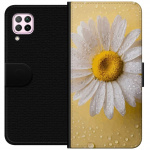 Lommeboketui til Huawei P40 lite med Porselensblomst motiv