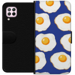 Lommeboketui til Huawei P40 lite med Stekte egg motiv