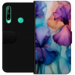 Lommeboketui til Huawei P40 lite E med Magiske blomster motiv