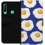 Lommeboketui til Huawei P40 lite E med Stekte egg motiv