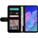 Lommeboketui til Huawei P40 lite E med Hjerte motiv