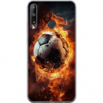 Mobildeksel til Huawei P40 lite E med Fotball motiv