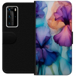 Lommeboketui til Huawei P40 Pro med Magiske blomster motiv