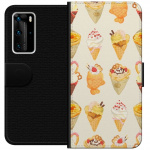 Lommeboketui til Huawei P40 Pro med Glassig motiv