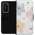 Lommeboketui til Huawei P40 Pro med Blomster motiv
