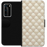 Lommeboketui til Huawei P40 Pro med Gullglans motiv