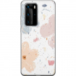 Mobildeksel til Huawei P40 Pro med Blomster motiv