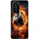 Mobildeksel til Huawei P40 Pro med Fotball motiv
