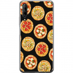 Mobildeksel til Huawei P smart Pro 2019 med Pizza motiv
