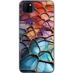 Mobildeksel til Huawei Y5p med Metalliskt mønster motiv