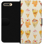 Lommeboketui til Huawei Y6 (2018) med Glassig motiv