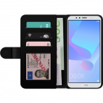 Lommeboketui til Huawei Y6 (2018) med Blå sommerfugler motiv