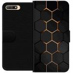 Lommeboketui til Huawei Y6 (2018) med Luksuriøst Mønster motiv