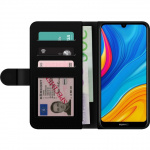 Lommeboketui til Huawei Y6 (2019) med 3D Gull motiv