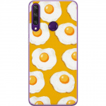 Mobildeksel til Huawei Y6p med Stekt egg motiv