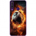 Mobildeksel til Huawei Y6p med Fotball motiv