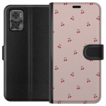 Lommeboketui til Motorola Moto E22i med Kirsebær motiv