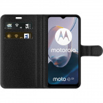 Lommeboketui til Motorola Moto E22i med Gullglans motiv