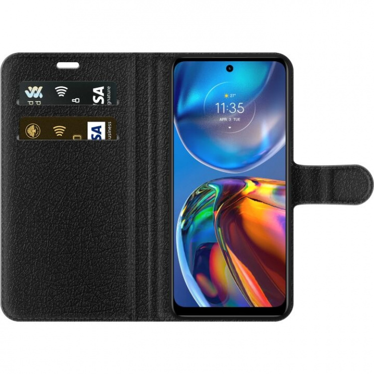 Lommeboketui til Motorola Moto E32s med Magiske blomster motiv