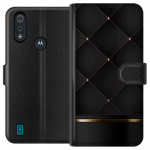 Lommeboketui til Motorola Moto E6i med Luksuslinje motiv