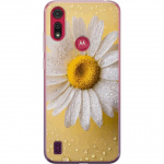 Mobildeksel til Motorola Moto E6s (2020) med Porselensblomst motiv Mobildeksel til Motorola Moto E6s (2020) med Porselensblomst motiv