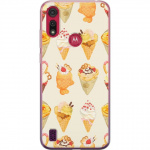 Mobildeksel til Motorola Moto E6s (2020) med Glassig motiv