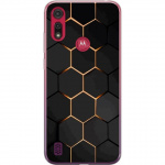 Mobildeksel til Motorola Moto E6s (2020) med Luksuriøst Mønster motiv