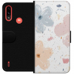 Lommeboketui til Motorola Moto E7 Power med Blomster motiv
