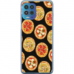Mobildeksel til Motorola Moto G100 med Pizza motiv