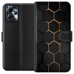 Lommeboketui til Motorola Moto G13 med Luksuriøst Mønster motiv