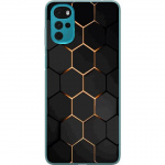 Mobildeksel til Motorola Moto G22 med Luksuriøst Mønster motiv