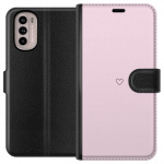 Lommeboketui til Motorola Moto G31 med Hjerte motiv
