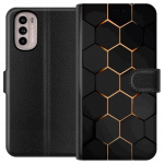 Lommeboketui til Motorola Moto G31 med Luksuriøst Mønster motiv