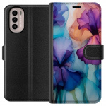 Lommeboketui til Motorola Moto G41 med Magiske blomster motiv Lommeboketui til Motorola Moto G41 med Magiske blomster motiv