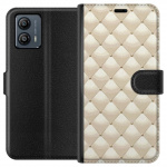 Lommeboketui til Motorola Moto G53 med Gullglans motiv