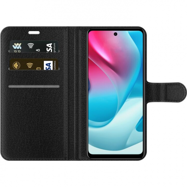 Lommeboketui til Motorola Moto G60S med Porselensblomst motiv Lommeboketui til Motorola Moto G60S med Porselensblomst motiv