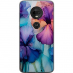 Mobildeksel til Motorola Moto G7 med Magiske blomster motiv