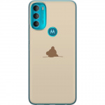 Mobildeksel til Motorola Moto G71 5G med Nalle motiv